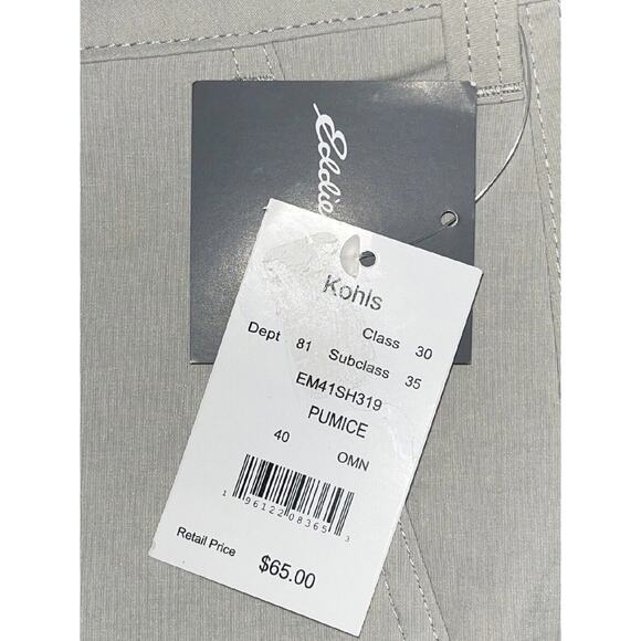 NEW Eddie Bauer Horizon Guide Cargo Shorts Size 40 / 10" Inseam DWR UPF 50+‎ EUC - Picture 6 of 10